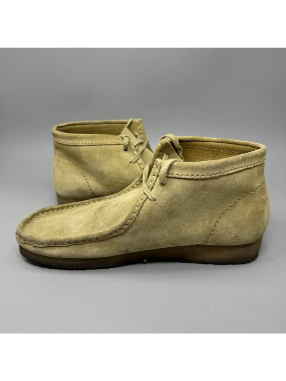 Clarks Stinson Hi Sand Suede Wallabees Ankle Dress Casual Boots Chukka Men 11.5